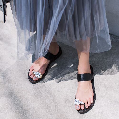 Sandales femme SUPER ELEPHANT en couche de cuir premiere - semelle caoutchouc Ref 2673409
