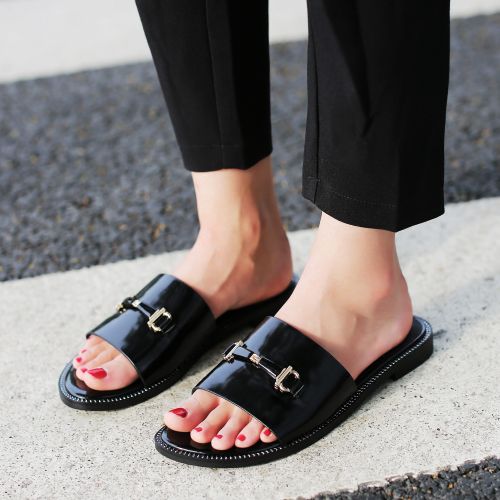 Sandales femme SUPER ELEPHANT en couche de cuir premiere - semelle caoutchouc Ref 2673437