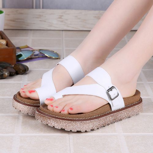 Sandales femme en PU - semelle caoutchouc Ref 2673449