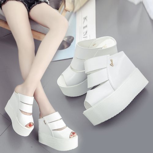 Sandales femme en PU - semelle caoutchouc Ref 2673458