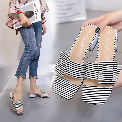 Sandales femme en PU - semelle caoutchouc Ref 2673472