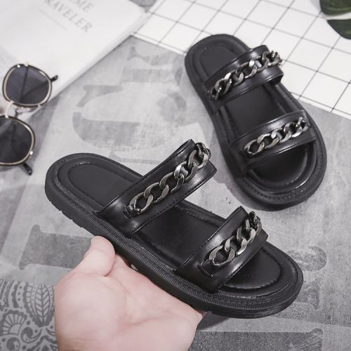Sandales femme en PU - semelle caoutchouc Ref 2673514
