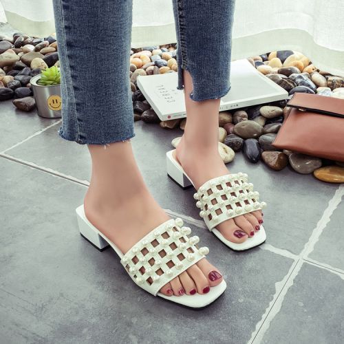 Sandales femme en PU - semelle caoutchouc Ref 2673525