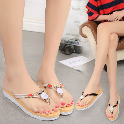 Sandales femme en PU - semelle caoutchouc Ref 2673545