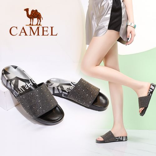 Sandales femme CAMEL en Daim de vache nubuck - semelle polyurethane Ref 2673555