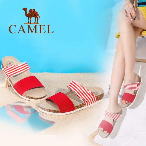 Sandales femme CAMEL en Une variete de materiaux epissage - semelle EVA mousse plastique Ref 2673564