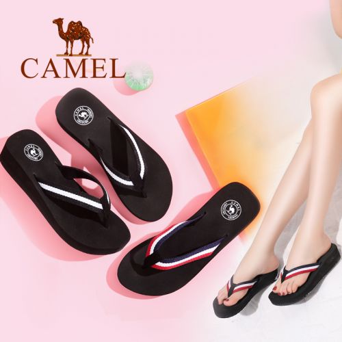 Sandales femme CAMEL en tissu - semelle EVA Ref 2673568