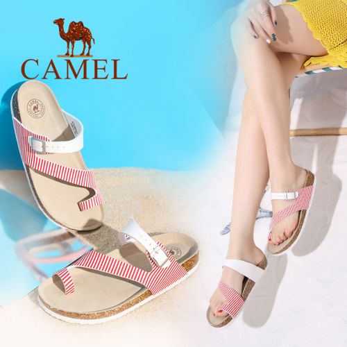 Sandales femme CAMEL en Une variete de materiaux epissage - semelle EVA mousse plastique Ref 2673574