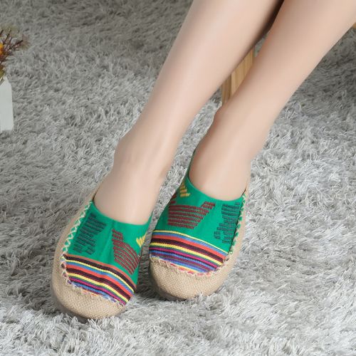 Sandales femme en tissu - semelle TPR tendon Ref 2673620