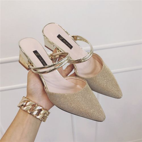 Sandales femme en PU - semelle Compose a la fin Ref 2673629