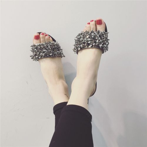 Sandales femme en PU - semelle Compose a la fin Ref 2673639