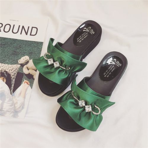 Sandales femme en tissu - semelle Compose a la fin Ref 2673645