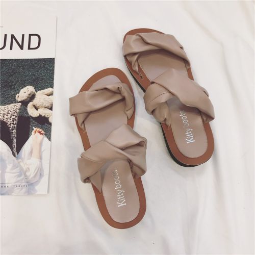Sandales femme en PU - semelle Compose a la fin Ref 2673656