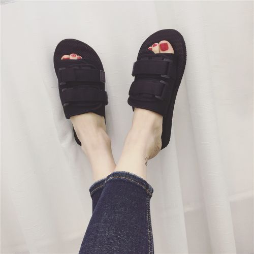 Sandales femme en tissu - semelle mousse Ref 2673661