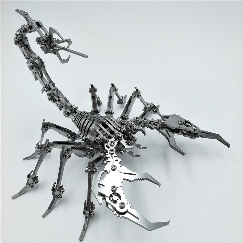 Scorpion en 3D en acier inoxydable amovible 3425400
