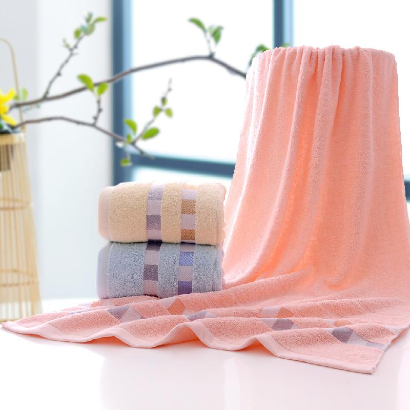 Serviette de plage absorbante en coton pur 140cmx70cm - Ref 3428654