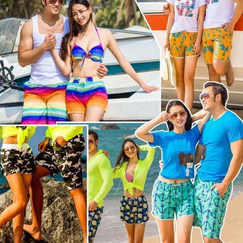 Short de plage - maillot bain homme Ref 2554960