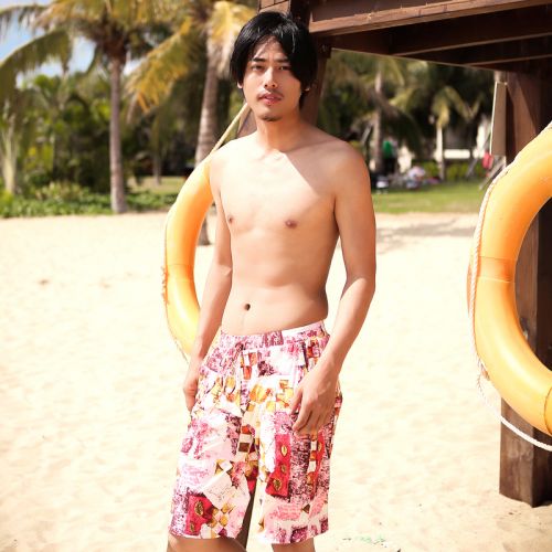 Short de plage - maillot bain homme Ref 2555896