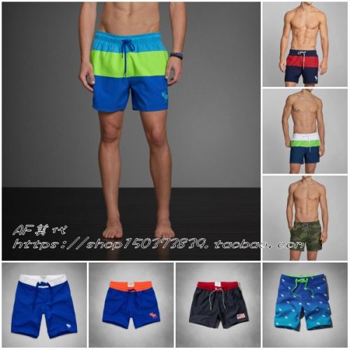 Short de plage - maillot bain homme ABERCROMBIE FITCH Ref 2555914