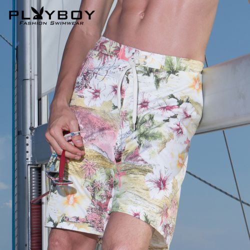 Short de plage - maillot bain homme PLAYBOY Ref 2556642