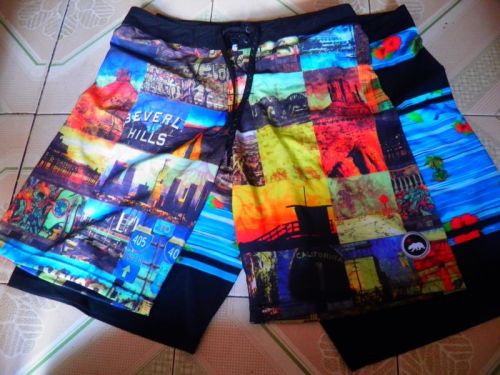 Short de plage - maillot bain homme Ref 2556678