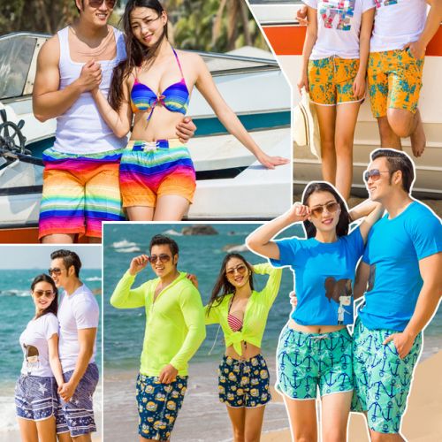 Short de plage - maillot bain homme Ref 2557992