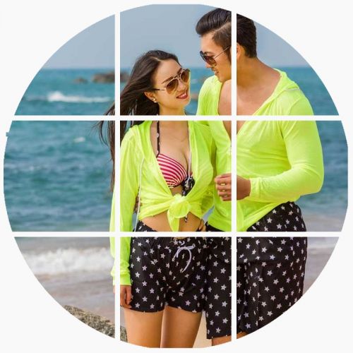 Short de plage - maillot bain homme Ref 2557993