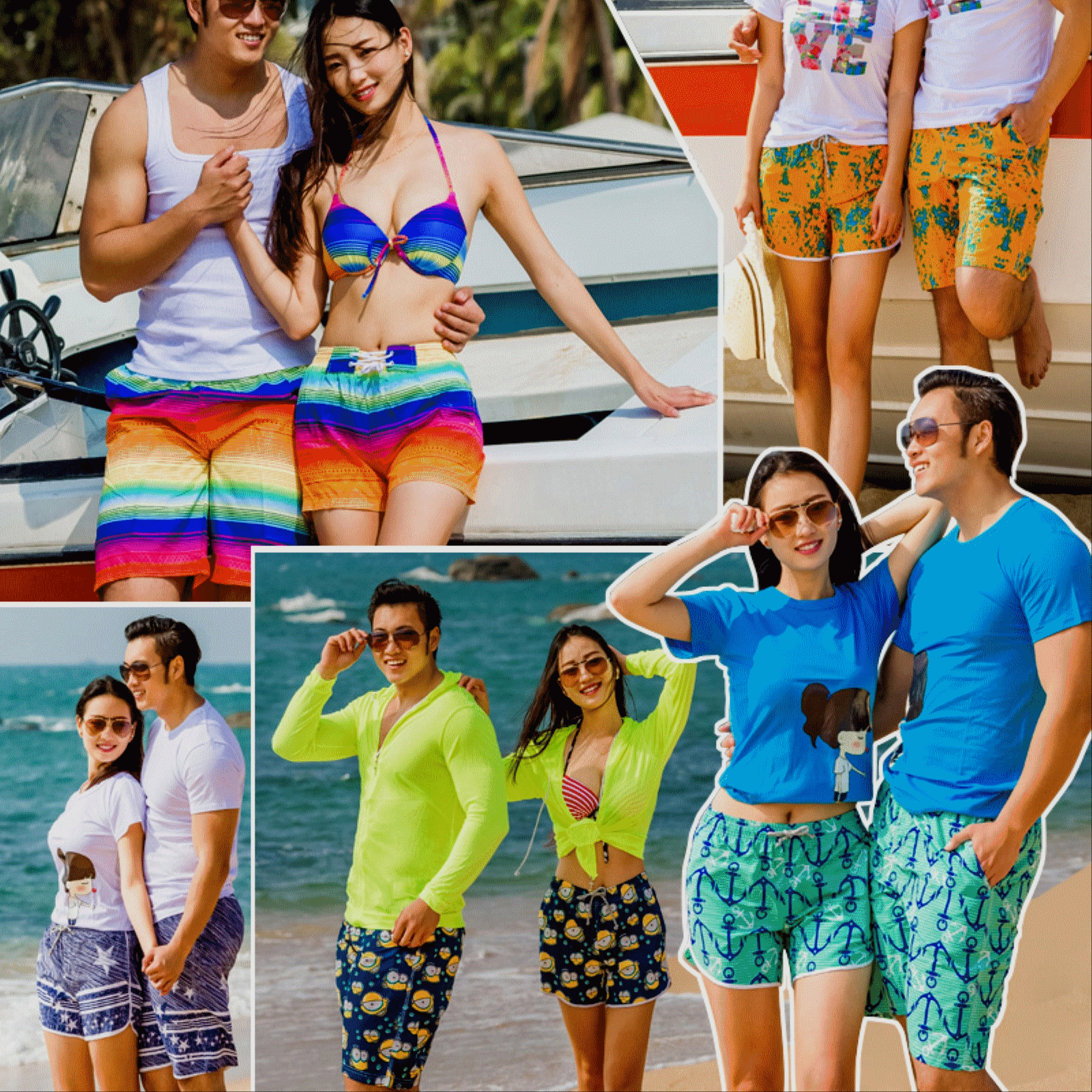 Short de plage - maillot bain homme Ref 2558006