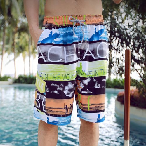 Short de plage - maillot bain homme H S F Q Ref 2559151
