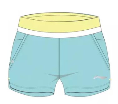  Short sport femme LINING - Ref 543729