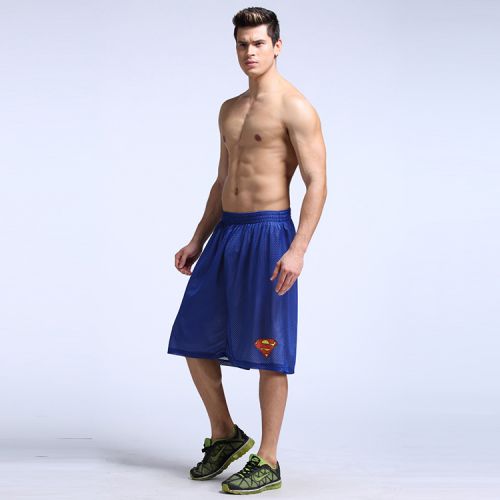 Short sport homme ADNBANK pantalon bleu - Ref 544377