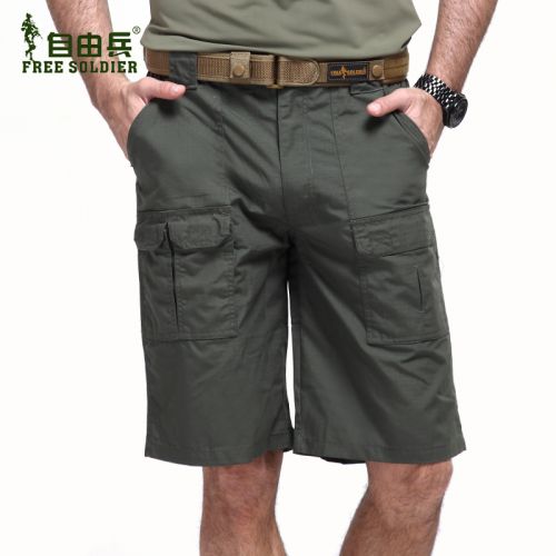 Short sport homme FREE SOLDIER - Ref 545315