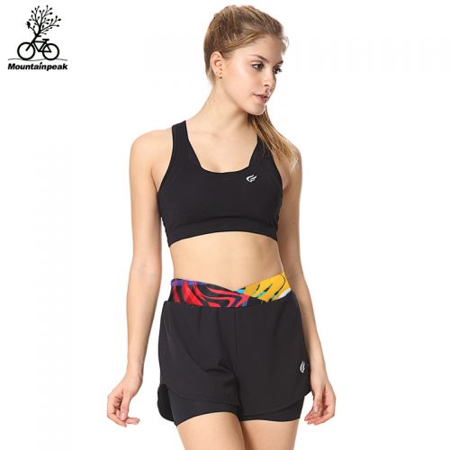 Short sport femme MOUNTAINPEAK Shorts de course - extraordinaire - Ref 552511