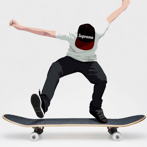 Skate pour homme femme enfant - Ref 2595033