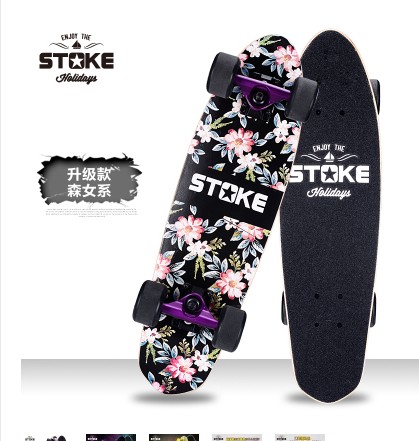 Skateboard pour homme femme enfant STOKE - Ref 2592848