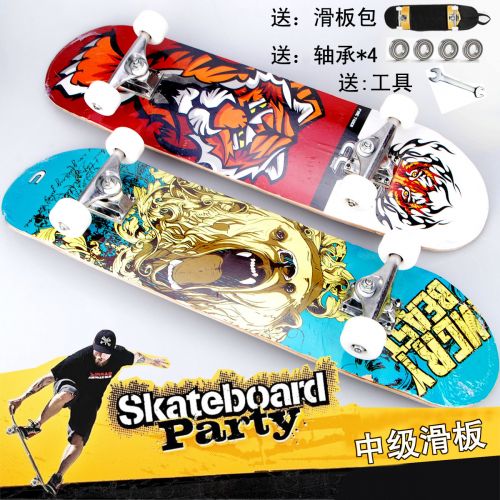 Skateboard pour homme femme enfant DCHONG - Ref 2593559