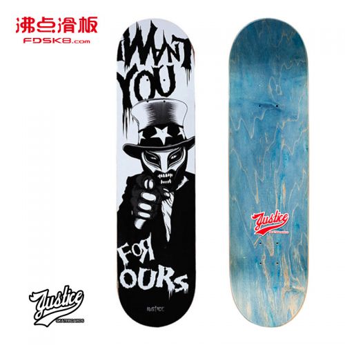 Skateboard pour homme femme enfant JUSTICE - Ref 2594354