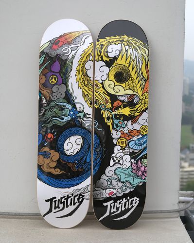 Skateboard pour homme femme enfant JUSTICE - Ref 2594781