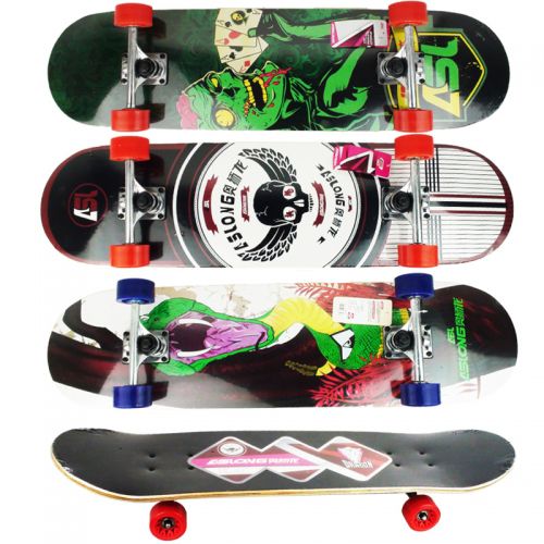 Skateboard pour homme femme enfant ASLNG - Ref 2595626