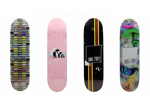 Skateboard pour homme femme enfant NINE PUSH - Ref 2595640