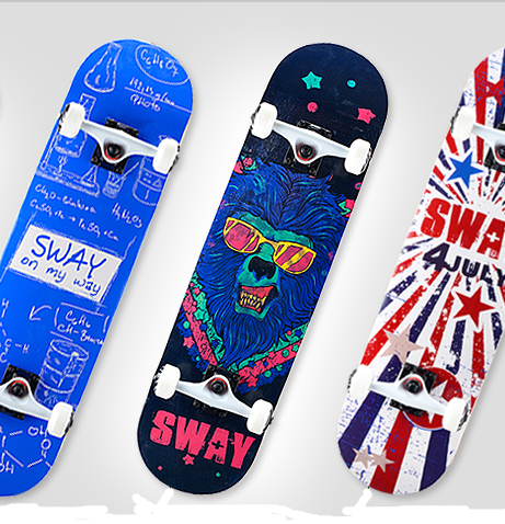 Skateboard pour enfant homme femme - Ref 2596350