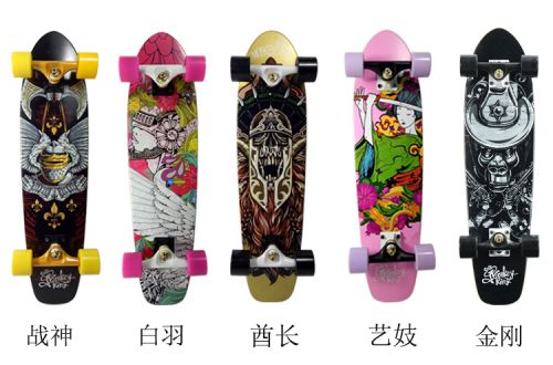 Skateboard pour homme femme enfant SHARK - Ref 2596977