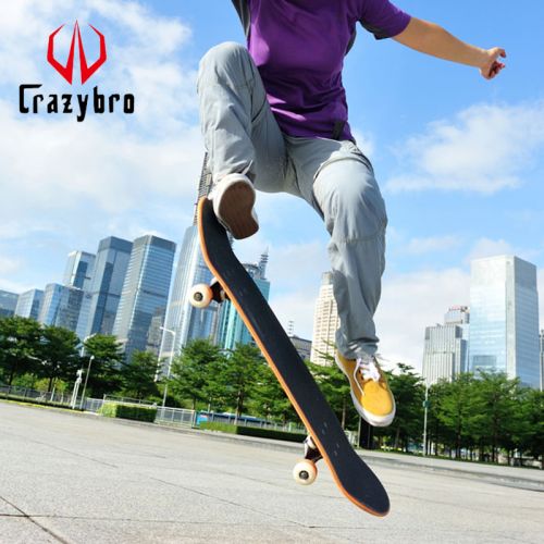 Skateboard pour homme femme enfant CRAZY BRO - Ref 2597061