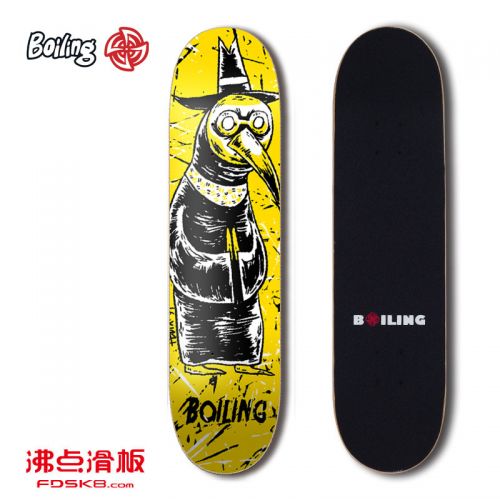 Skateboard pour homme femme BOILING - Ref 2597417