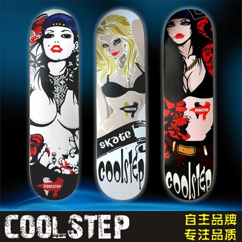 Skateboard pour homme femme enfant COOL STEP - Ref 2598599