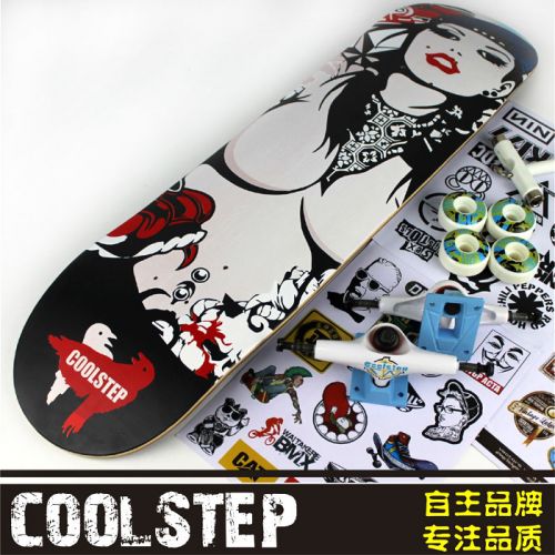 Skateboard pour homme femme COOLSTEP - Ref 2599773