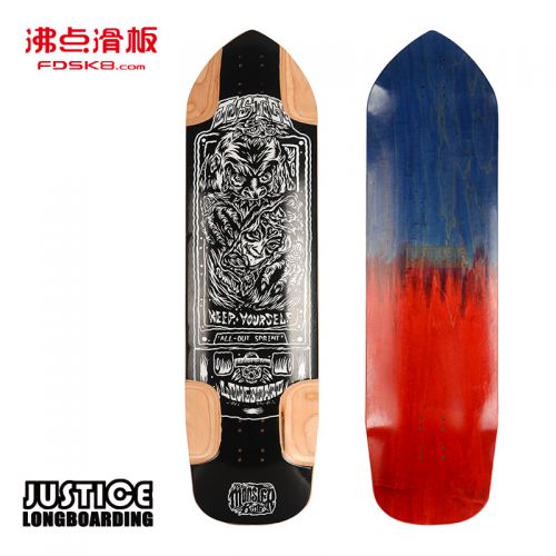 Skateboard pour homme femme JUSTICE - Ref 2605579