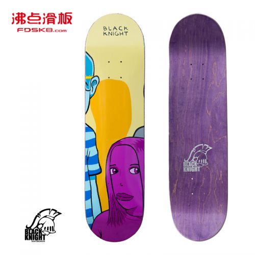 Skateboard pour homme femme BLACK KNIGHT - Ref 2605589