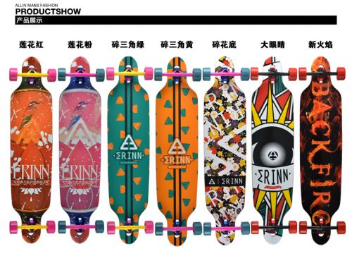 Skateboard pour homme femme CRASH - Ref 2606787