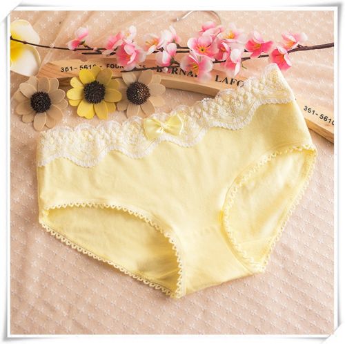  Slip jeunesse mémoires de dentelle bonbons en coton - Ref 645156